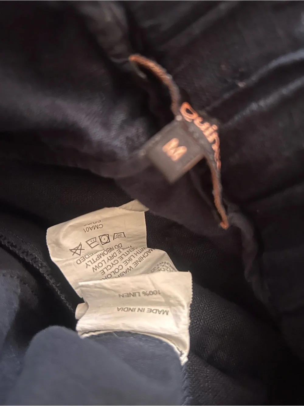 Quince Relaxed Navy Linen Pants nordic scandi euro flax nomad the label L’agence